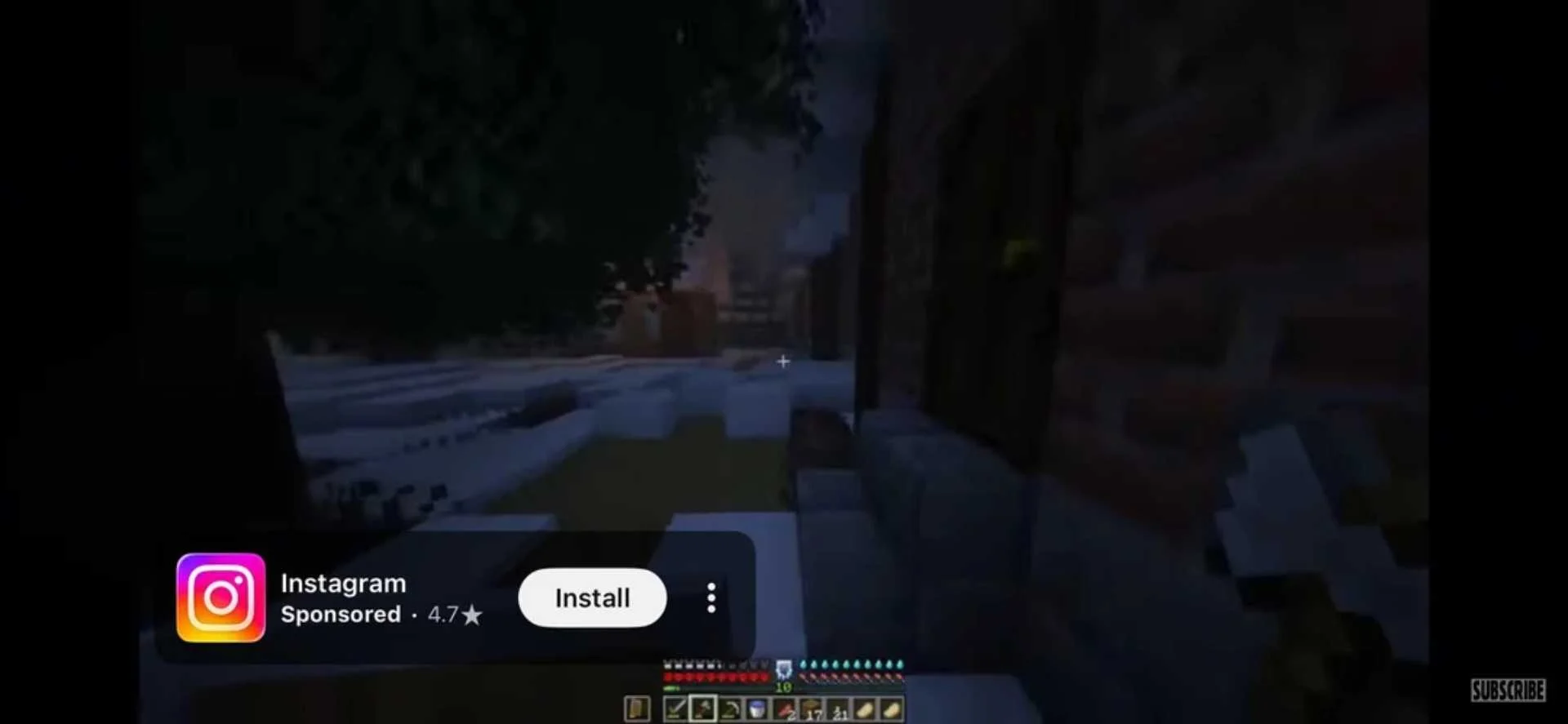 Pop-up ads when you open fullscreen on YouTube on your mobile device