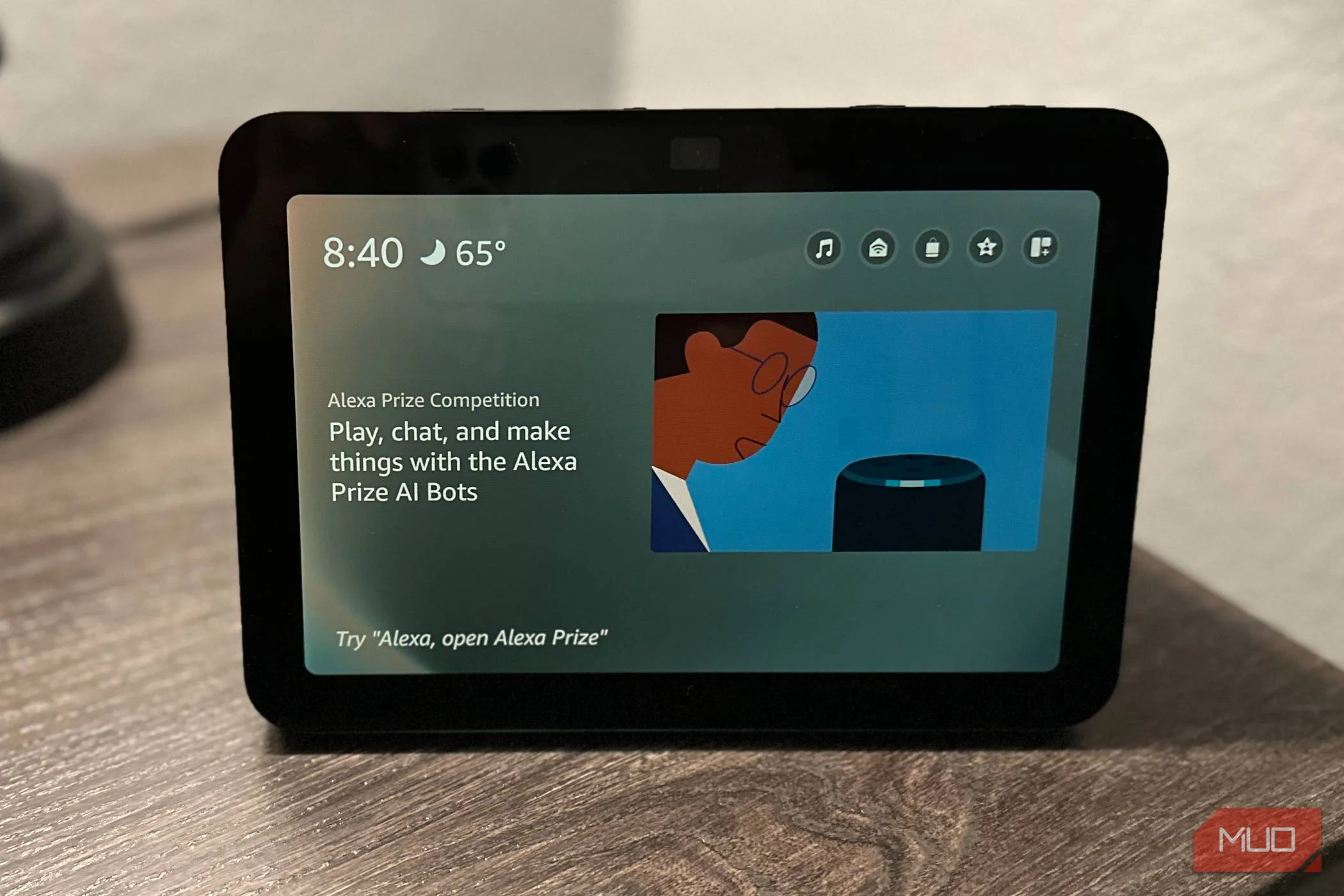 amazon echo show 8 front