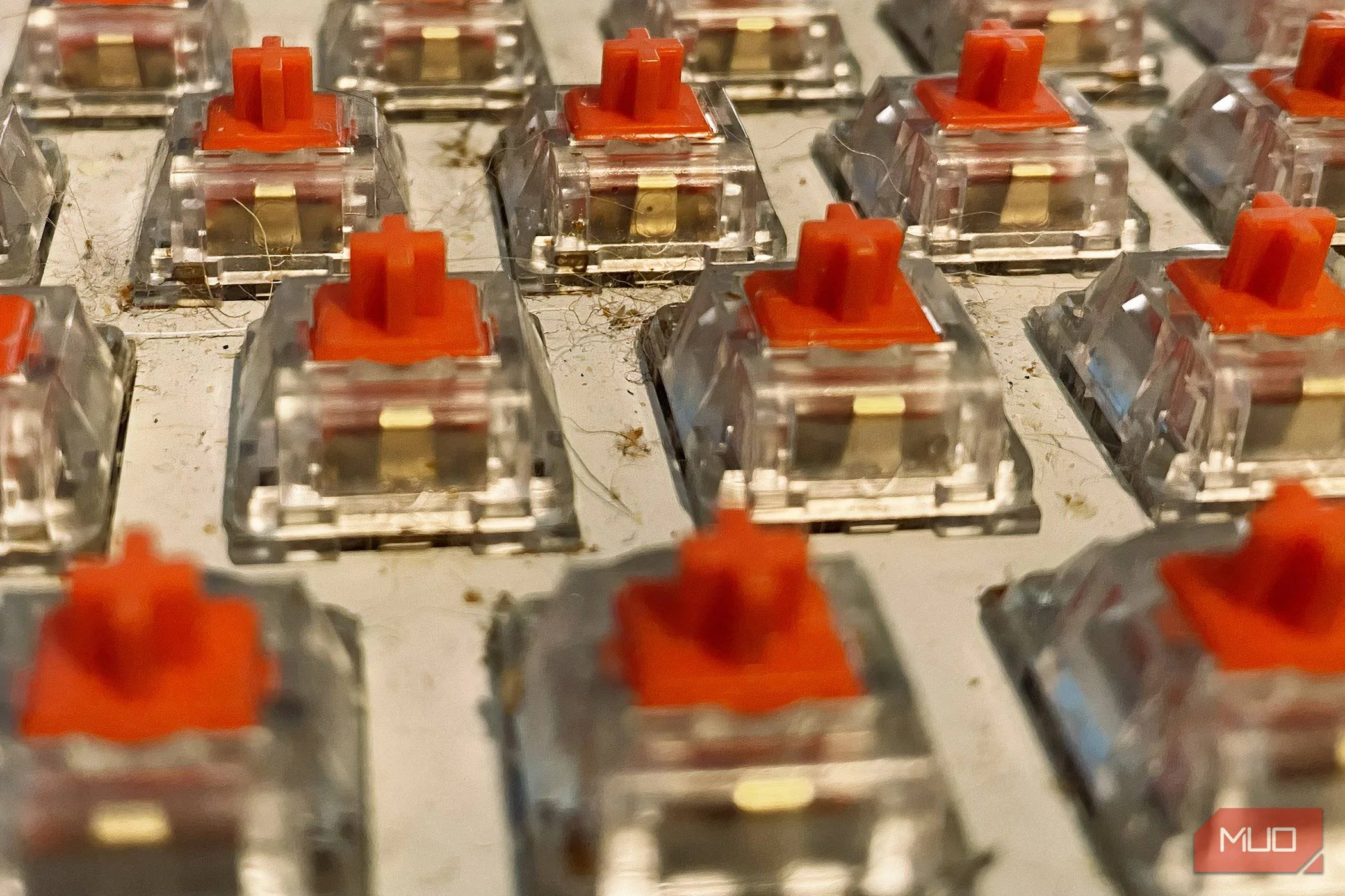 Alienware Pro mechanical keyboard dirty keycaps