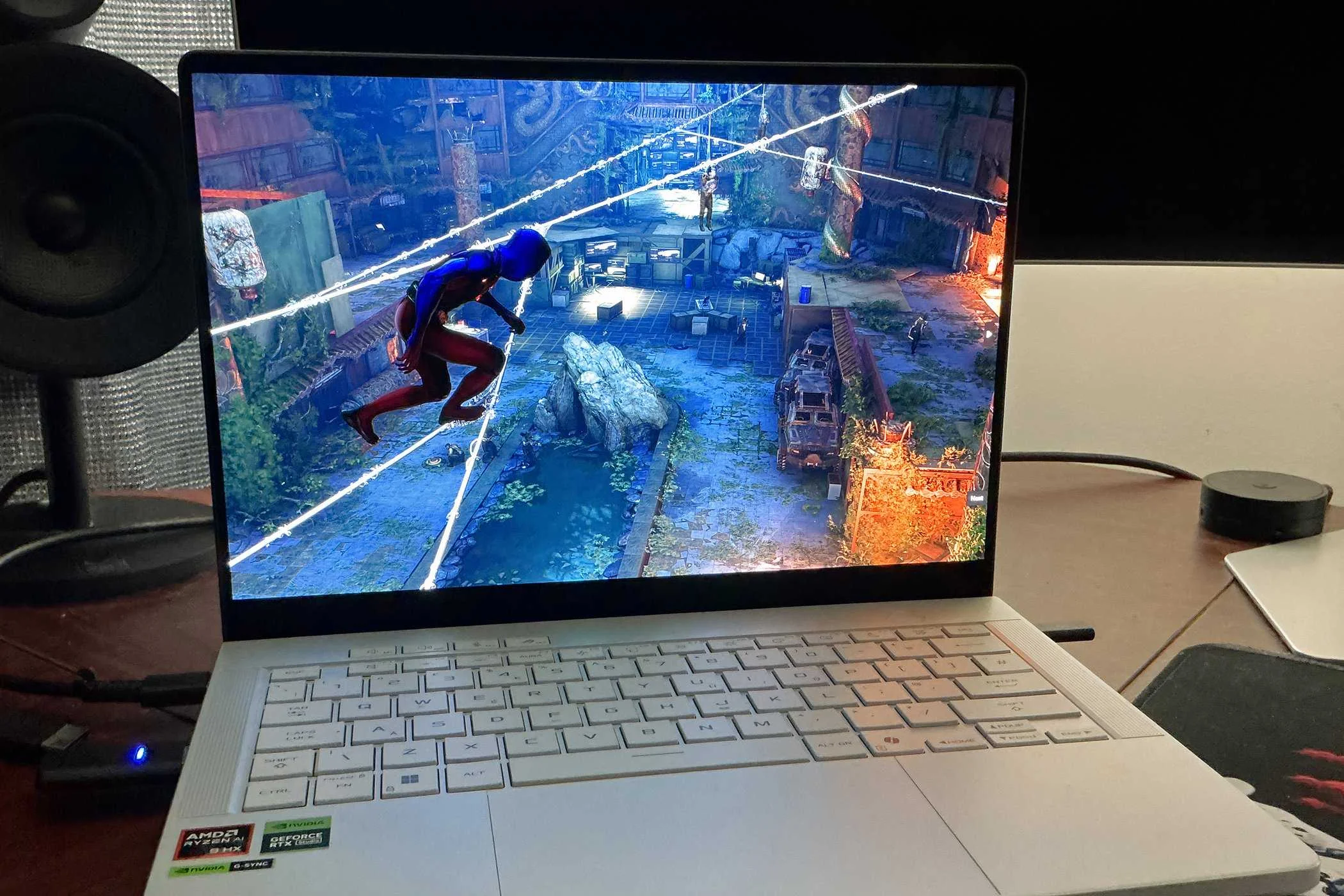 Marvel's Spider-Man-2 on a gaming laptop